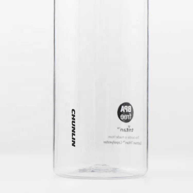 2024 Wholesale Botella De Agua Custom Logo 18oz 550ml BPA Free Sports Drinking Drink Bottles Clear Tritan Plastic Water Bottle