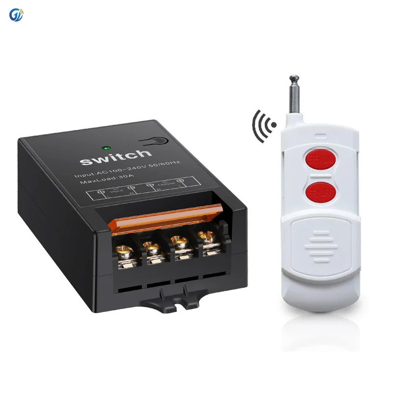 spot supply Smart Home industrial ac 110v 220v on off  Light  RF Receiver Intelligent Wireless Control remote switch for motor