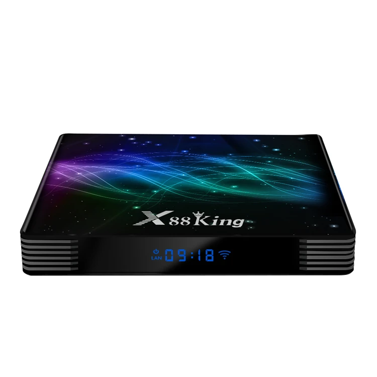 New Amlogic S922X Chip X88 King Pro Android 9.0 TV BOX Mali-G52 LPDDR4 4GB 128GB Set Top Box Dual Wifi BT5.0 1000M Media Player