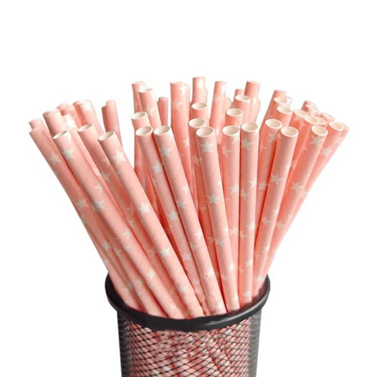 Wholesale Promotional Friendly Colorful Paper Straws