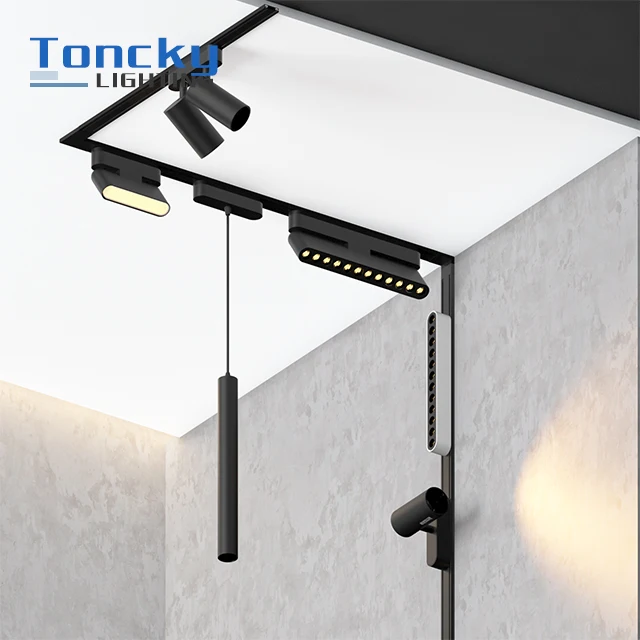 Track Adaptor Accessories Reliable Safety Hidden Up And Down  Surface Mounted Downlight Ceiling Lamps Wall Spot Led Light