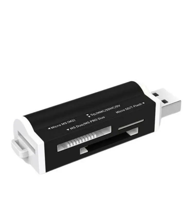 SD SDHC TF M2 MMC MS PRO DUO All in 1 USB 2.0 Multi-function Memory Card Reader