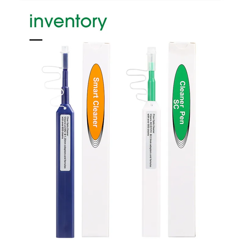 2PCS/lot LC/SC/FC/ST One-Click Cleaner Tool 1.25mm And 2.5mm Fiber Optic Cleaning Pen High Quality