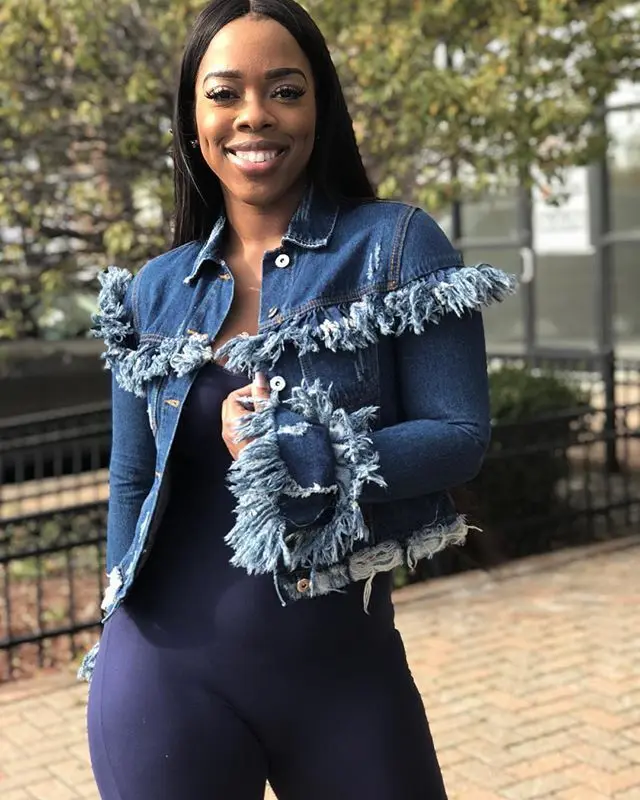 JY034619 2022 New Fashion Ripped Jeans Women Sexy Jeans Coats Womens Fall Clothing