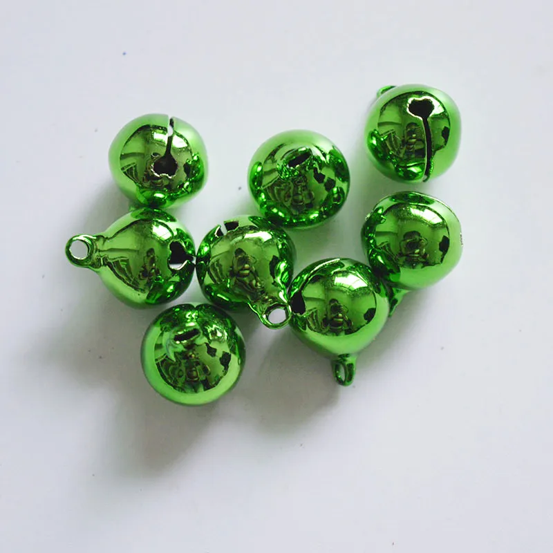 Environmental protection vacuum gold-plated copper bell Christmas costume bracelet metal color pet bell