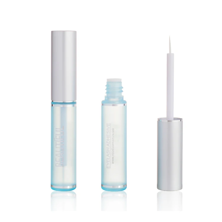 5ml popular eyelash extension glue adhesive bottles packaging tube with brush / eyelash grow serum bottle / eyeliner vial