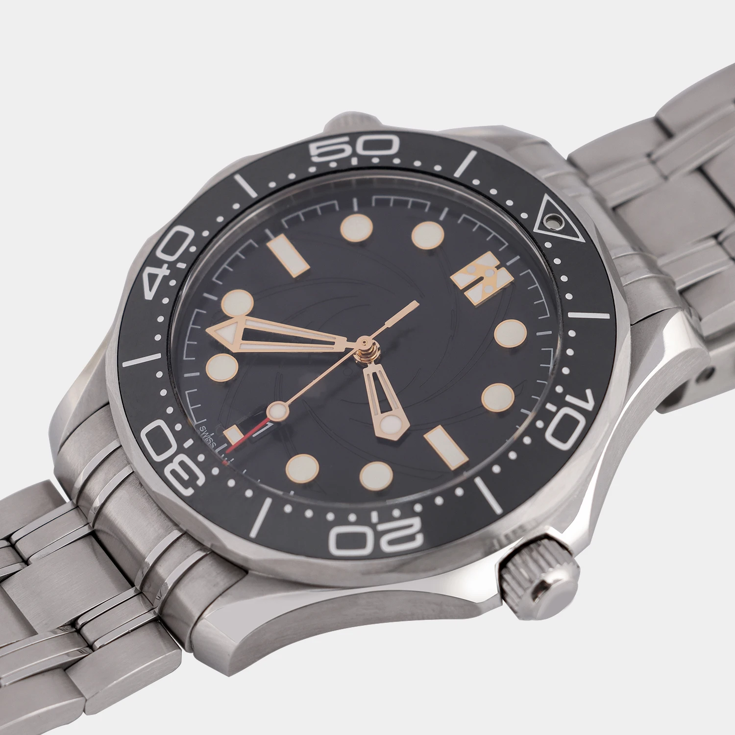 Высококачественные механические часы movt Seiko из нержавеющей стали оптовая продажа для мужчин бесплатная доставка