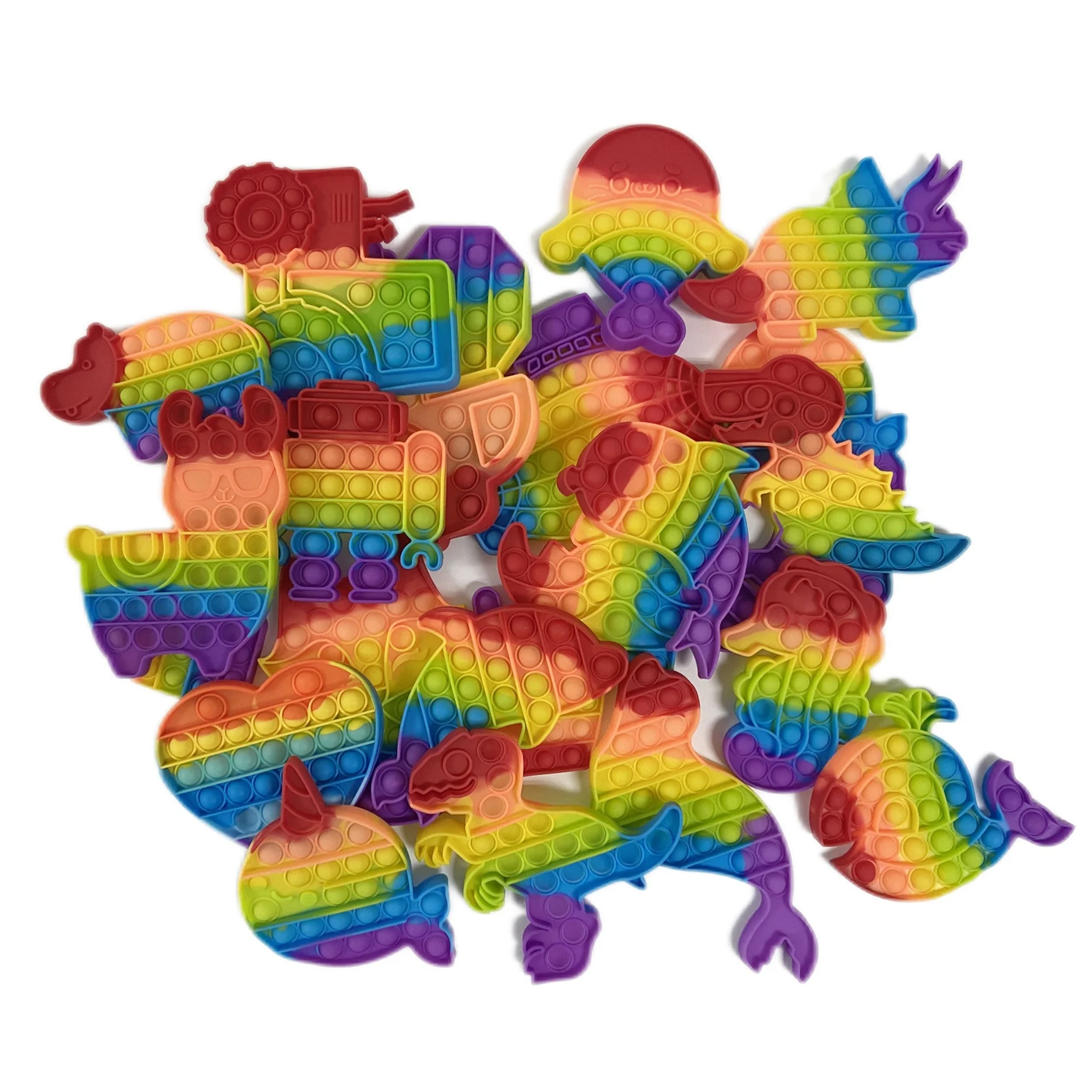 Оптовая продажа, изготовленные на заказ, Пузырьковые, сенсорные Пузырьковые пузырьки, силиконовые игрушки для снятия стресса, игрушки для взрослых, детские игрушки