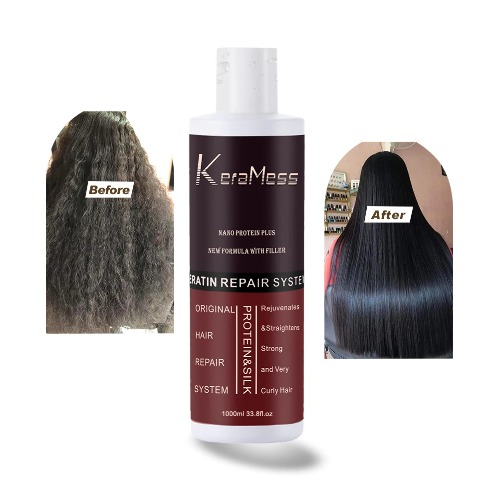 Exclusive Formula Stop Hair Breakage Frizz Control Formaldehyde Free Smoothing Treatment Long Lasting Keratin Hair Treatment