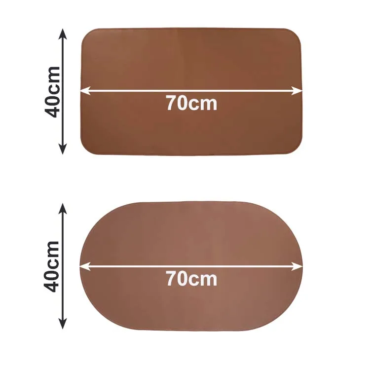 100% PU leather changing mat Waterproof and washable diaper pad