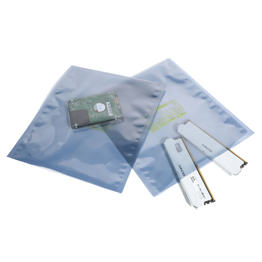 Custom Wholesale Anti-static PE Plastic Bag ESD Anti-static Seal Shielding Bag Moisture Proof Anti-static Shielding Bags