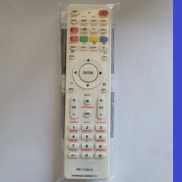 Universal Remote Control Rm-L1130+X RM-L113+12 RM-L1130 +8