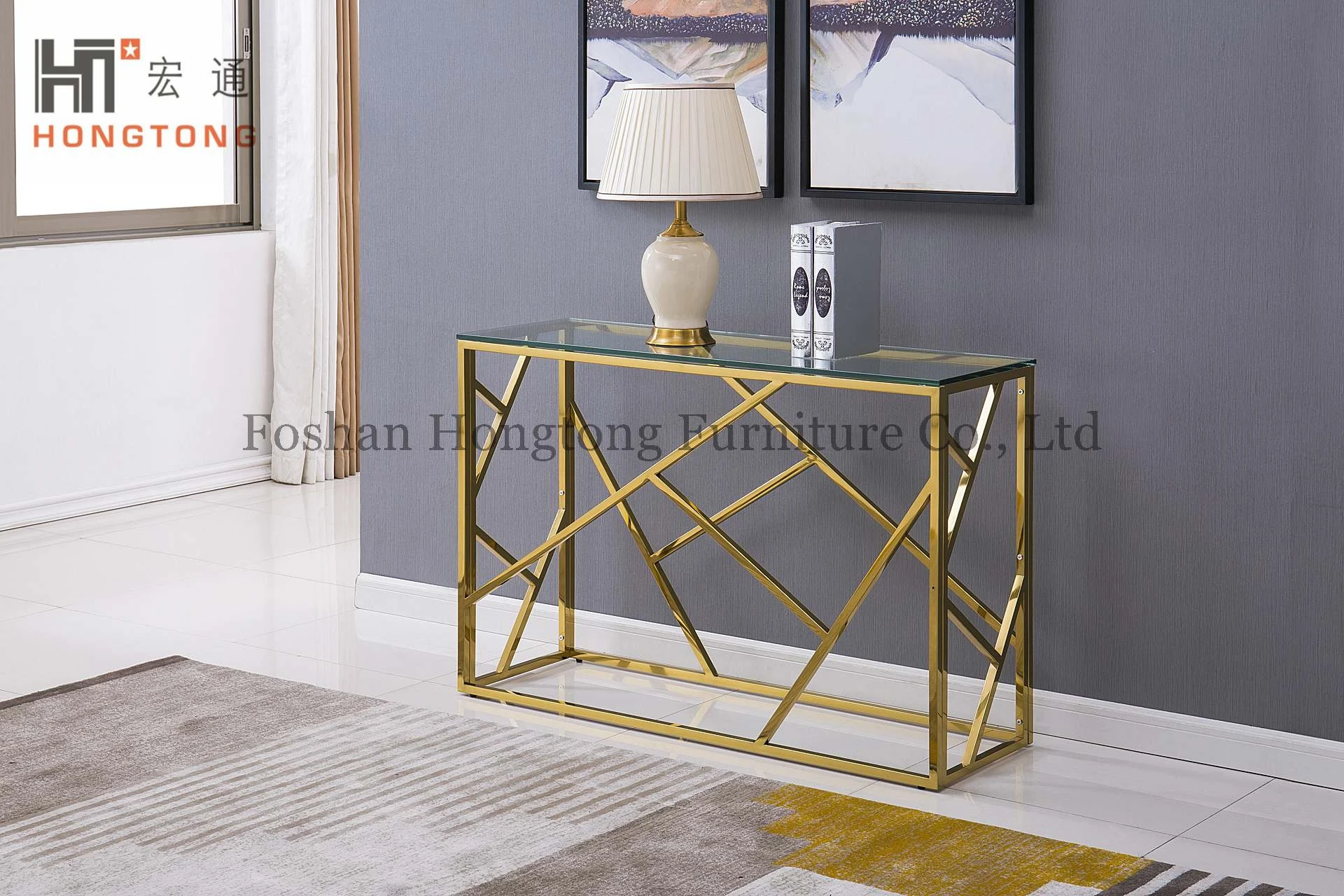 Marble gold stainless steel base dining table modern dining room furniture