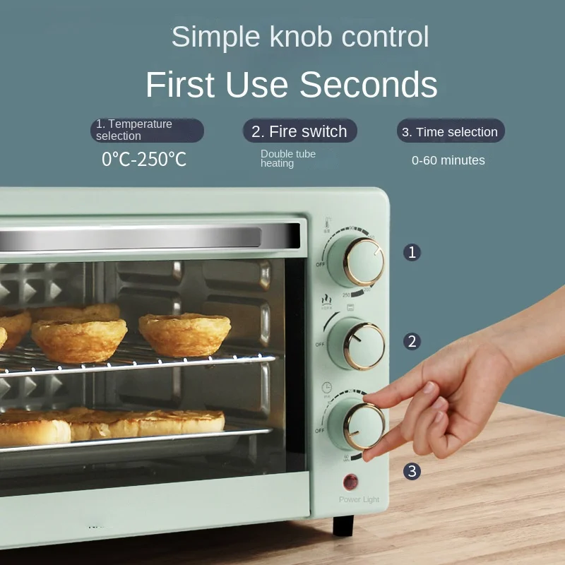 Горячая распродажа многоцелевая электрическая печь для выпечки 22 л