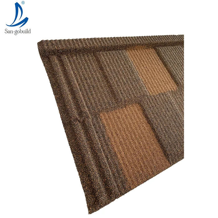 Китай, дешевый металл толщиной 0,4 мм, кровельный лист с каменным покрытием, алюминиевый цинковый кровельный лист