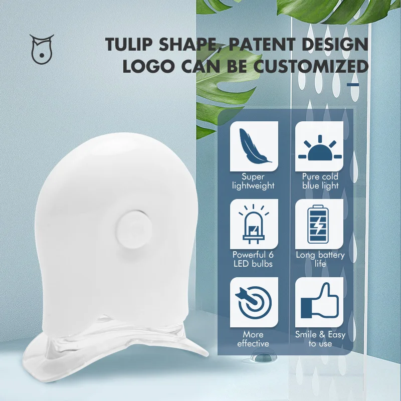 Dental Teeth Whitening Built-in 6 LED Accelerator Light Mini LED Teeth Whitening Lamp Teeth Bleaching Laser Machine