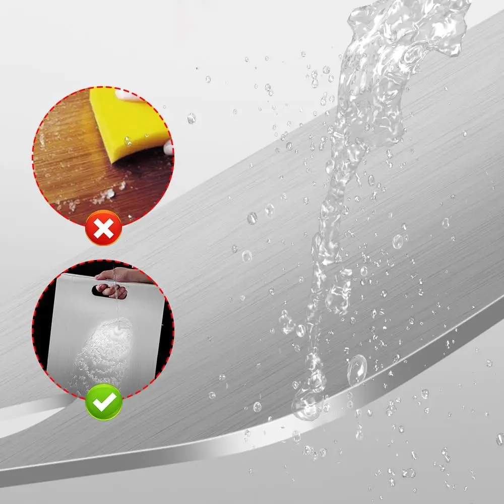 Kitchen Home Cooking Meat Fruit Vegetable Stainless Steel Pure Titanium Cutting Board