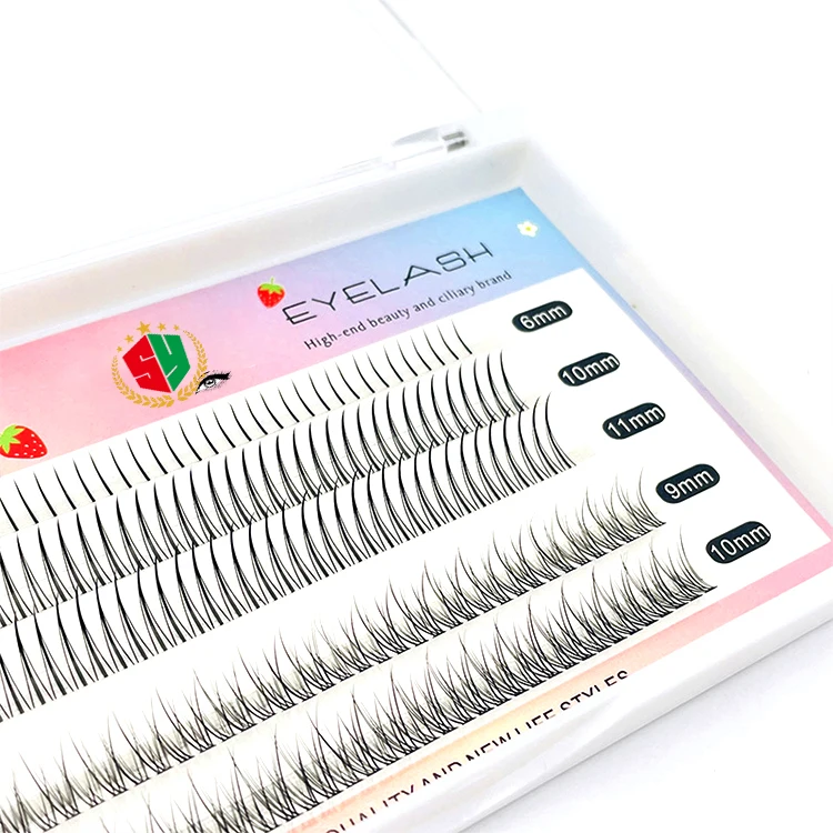 4d 5d 6d 10d Private Label Pre Made Fan Eyelash Extension Tray Faux Mink Heat Bonded Las Extension Fans Volume Pre Made Fan