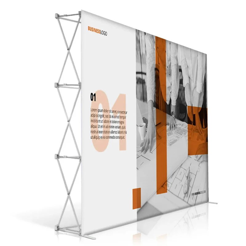 2.3x2.3m Portable LED Light Box Display Stand for Celebrations and Commercial Exhibitions