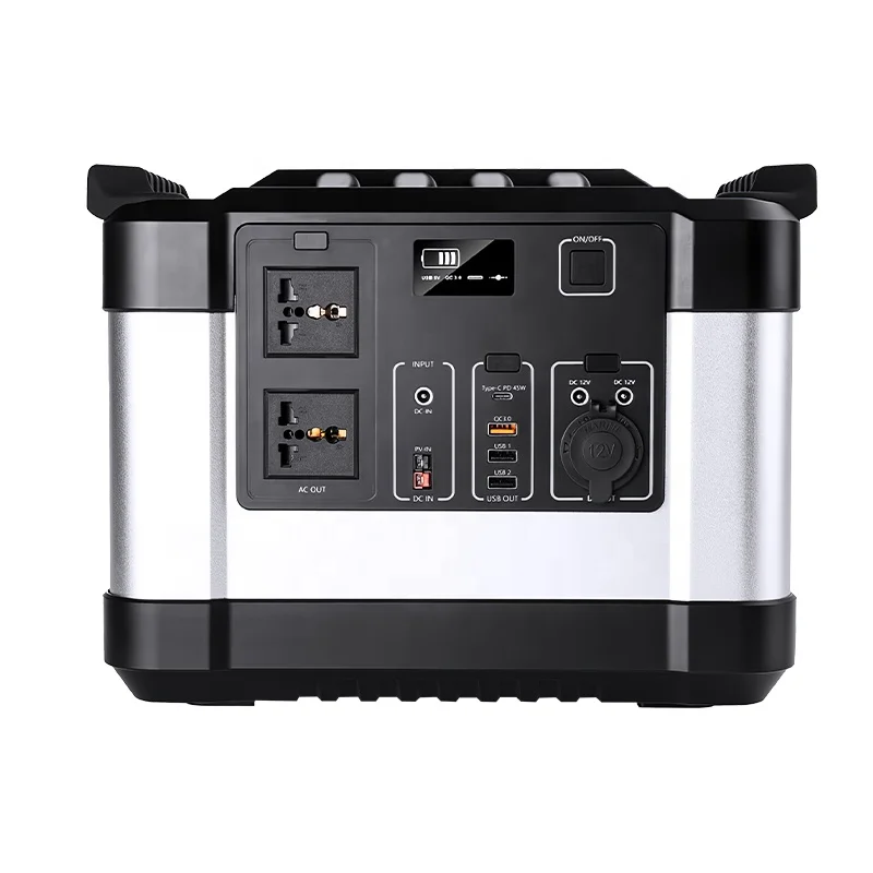 1000W Power Station Outdoor Camping Tragbarer Solar Generator Lifepo4 Battery Solar Portable Power Station For Emergency