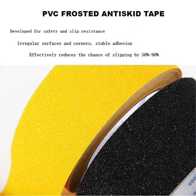 Complete style PVC Black Scrub Tape Floor stairs non-slip stickers elevator waterproof wear-resistant non-slip tape