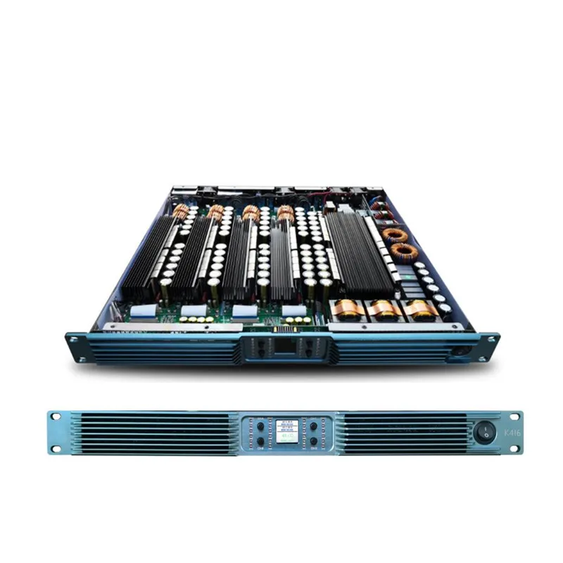  PFC 1U большой мощности 4 канальный x 1600 Вт Цифровой усилитель класса D Модуль