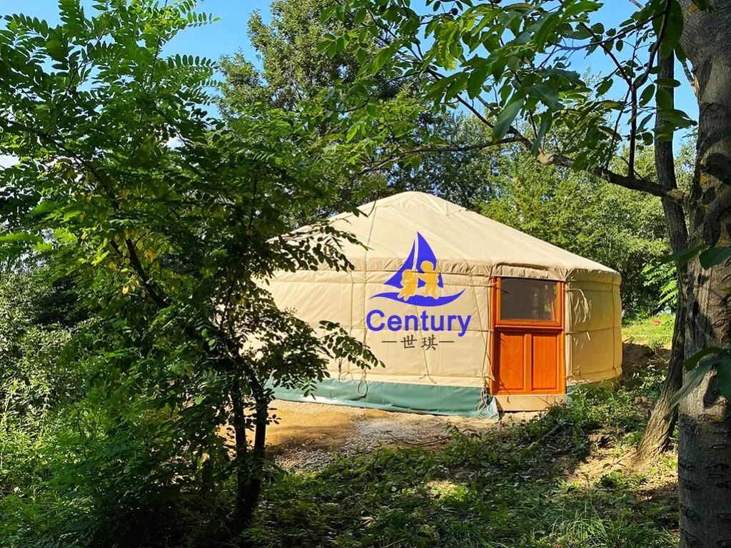 Diameter 6m Yurt Tent For 15 Person Tent Type Mongolian Yurt 4 Layers Mongolia Yurt Tent For Party