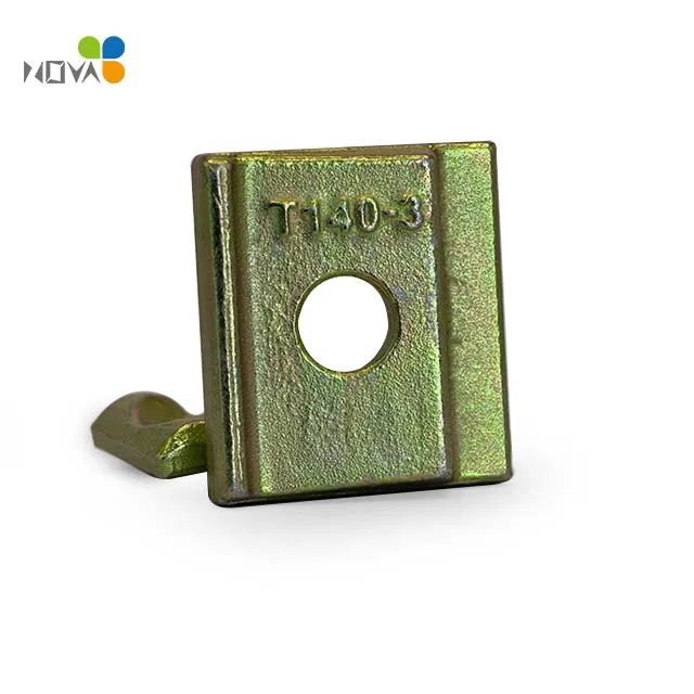 Elevator Shaft Components Forged Rail Clip Casting Sliding Rail Clip