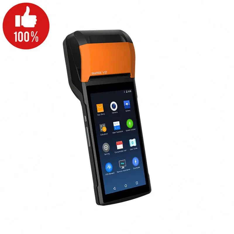 SUNMI V2 4G сенсорный экран pos терминал Android системы все в одном кассовый