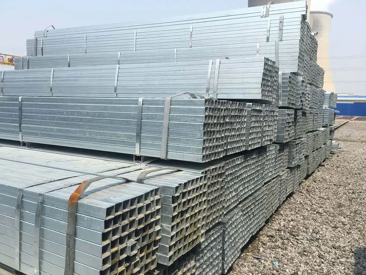 Astm steel 3 inch profile ms square tube galvanized square and rectangular steel pipe