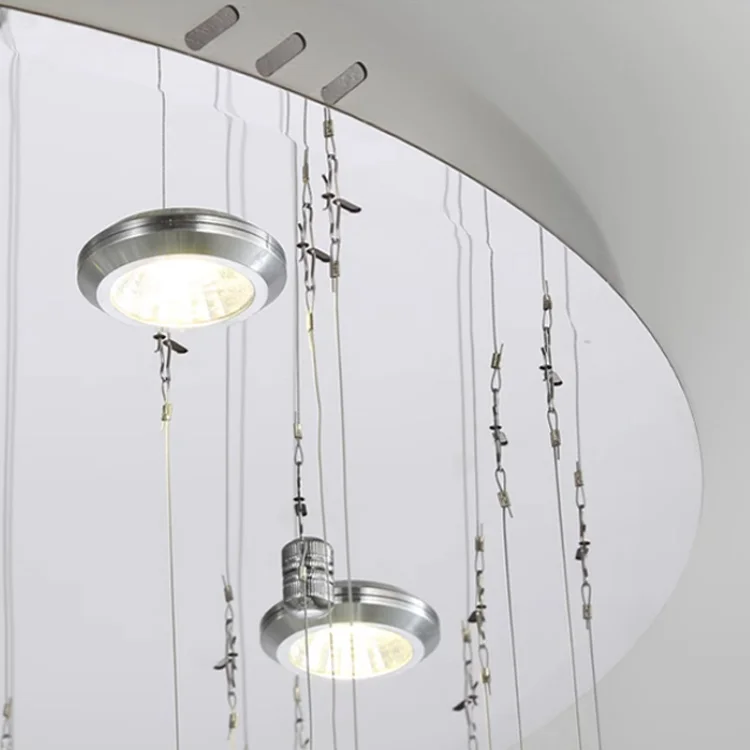 4/6/9/10/12/14/18/24 Heads Modern Crystal Dandelion Chandelier Lighting Pendant Lamp For Living Room Dining Room Home Decoration