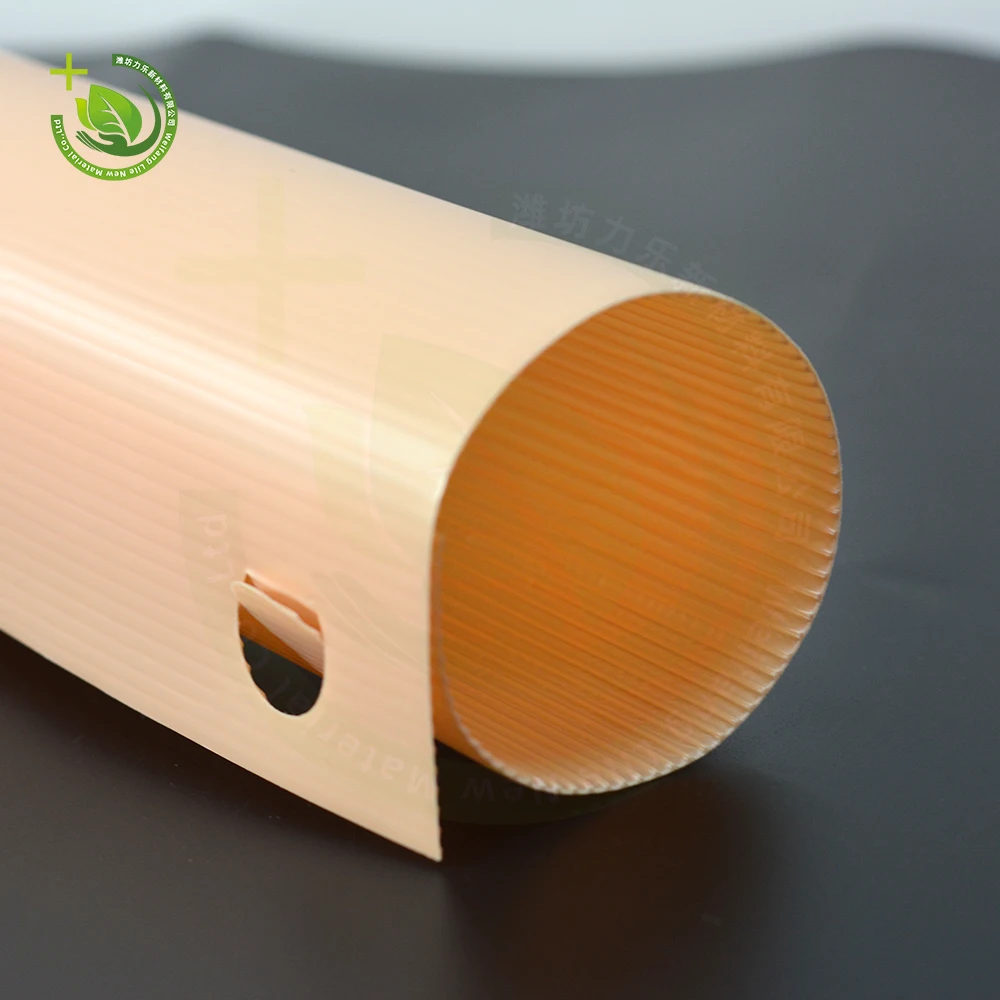 Custom Wind-resistant Corrugated Plastic Tree Guard Tree Protector Vine Guards Shelters Seedling protection Tubes Plant Wraps