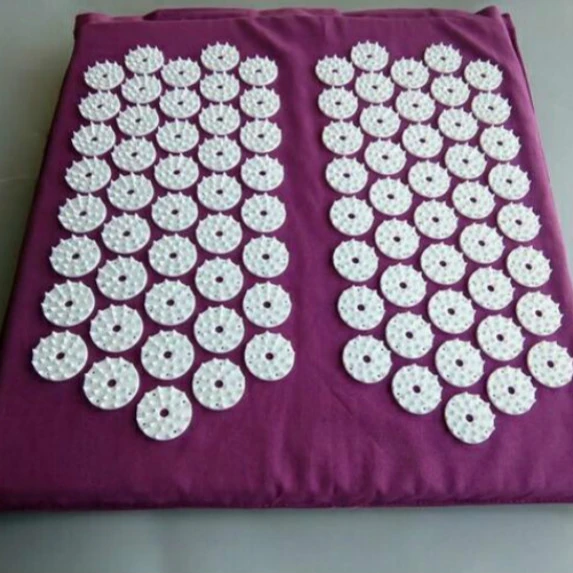 Массажер, коврик для йоги, Акупрессура, снятие стресса, спина, тела, акупунктура, коврик для йоги с подушкой