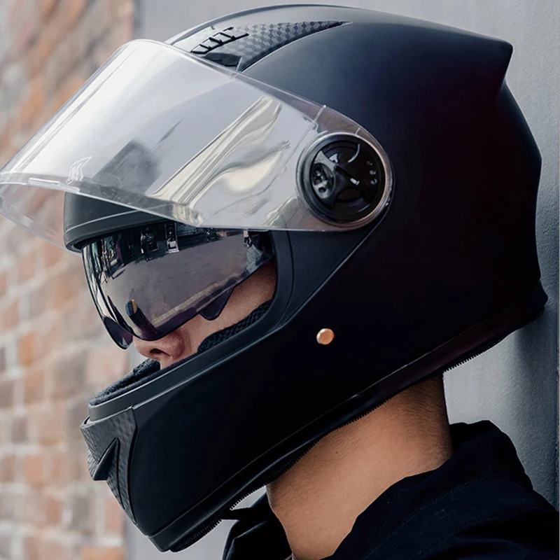  Helmets Approved Double Visor Full Face