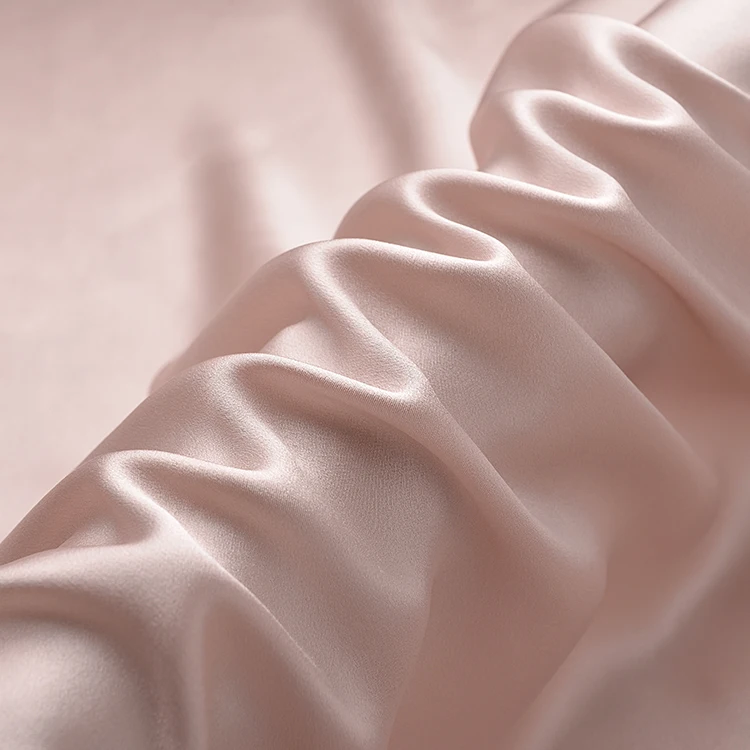 Wholesale 19MM Eco-Friendly 100% Silk Fabric Roll Mulberry Silk Fabric for Home Dress Curtain Pillow cover fabric