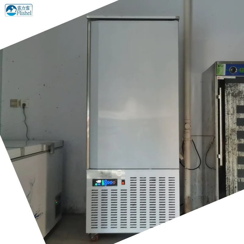 IQF -40 Degree 10 Trays Vertical Blast Chiller Commercial Shock Freezer For Sale Industrial Blast Freezer For Ice Cream