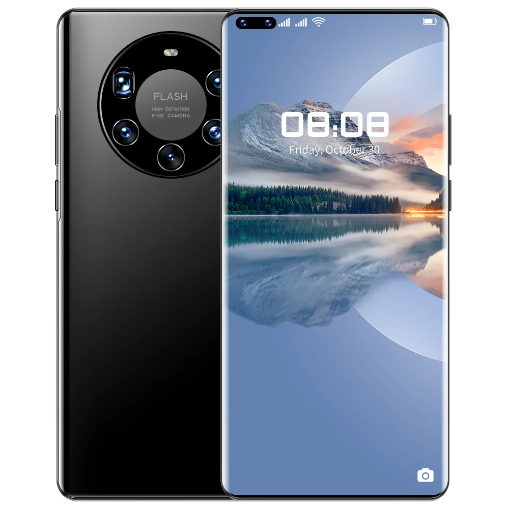  Мобильный телефон Mate 40 Pro глобальная версия полный дисплей разблокированный игровой сотовый Android 10 0 16 + 512 ГБ смартфон с разблокировкой по