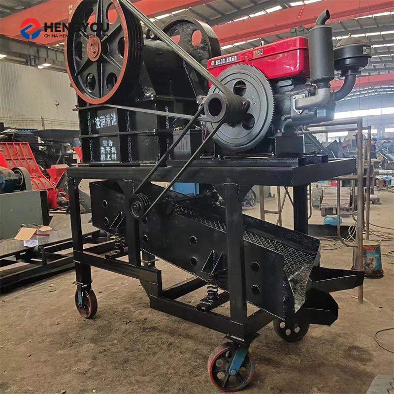 mobile jaw crusher machine 250x400 with diesel eng   plant for sale