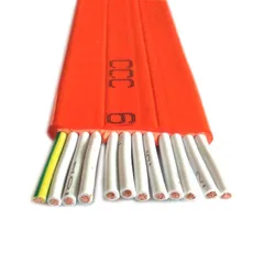 Tvvb Tvvbg Tvvbp Tvvbpg Lift Travelling Cable Elevator Shielded flat cable for Elevator lift travelling flat cable