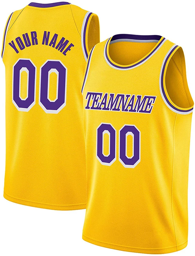 sublimate yellow mesh basketball uniform Jersey youth men and women custom basketball jersey
