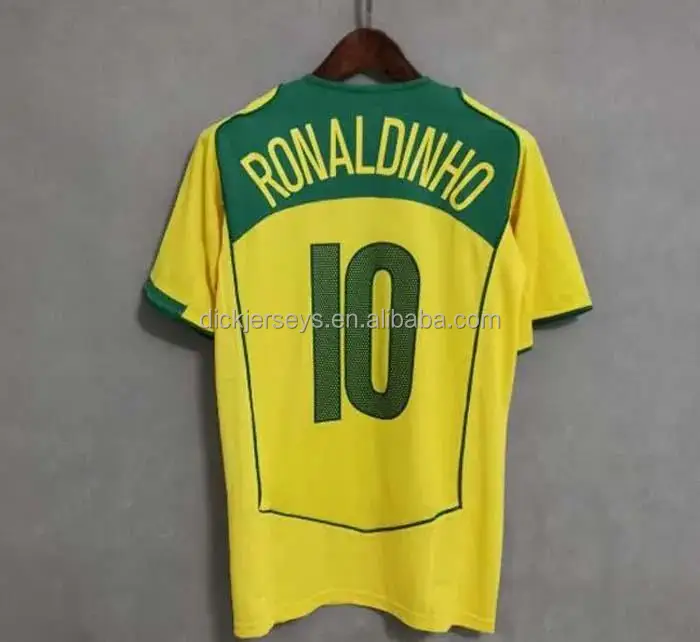 Футбольные майки Brasil Ronaldo 1957 85 88 91 93 94 98 00 02 04 06 12 Ronaldinho KAKA R. CARLOS Camisa De Futebol Brazils