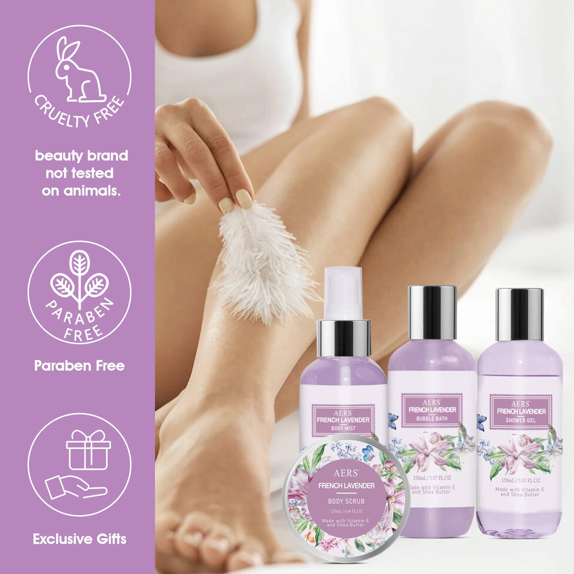 Customizable Bath Gift Basket Set with Handle for B2B Clients, Ideal for Spa and Home Use, MOQ 1000