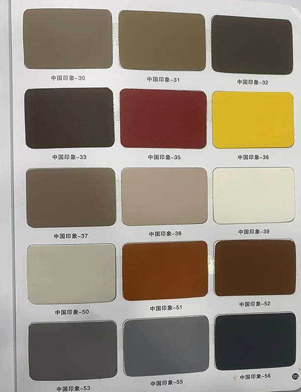 MICOOSON Eco Friendly Embossed Customize Black Microfiber Leather for Automotive