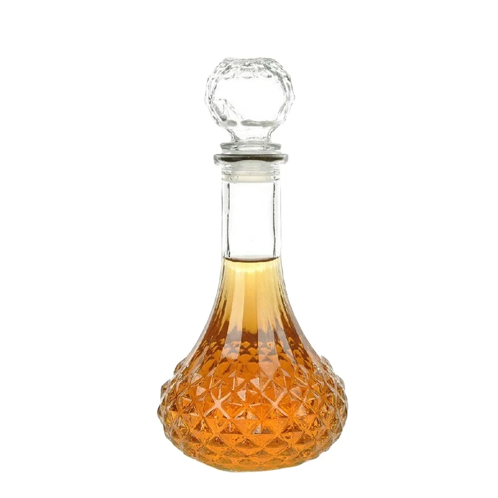 250ml 500ml 750ml clear empty whisky vodka wine glass decanter bottle