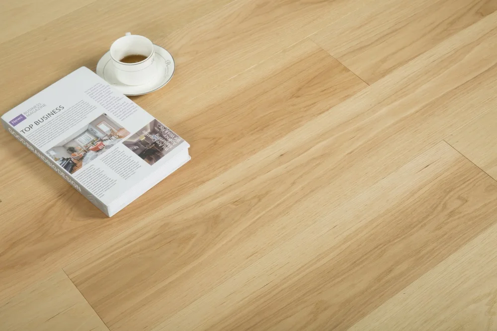 
Hickory 3-layer engineered wood flooring rubber engineering parquet 