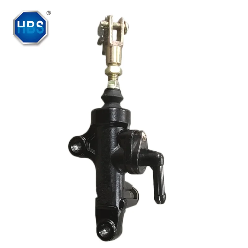 Motorcycle rear brake pump brake master cylinder