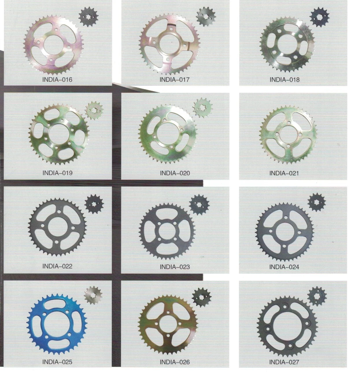 PULSAR AS 200 [428]  PULSAR NS 200 [428] - 45T BLACK motorcycle sprocket and chain sets OEM logo package