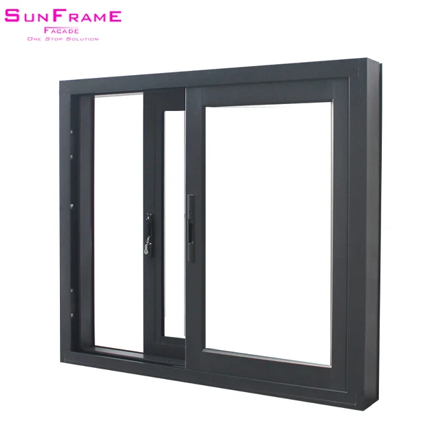 Latest design windows and doors China supplier sliding price of aluminium sliding windows