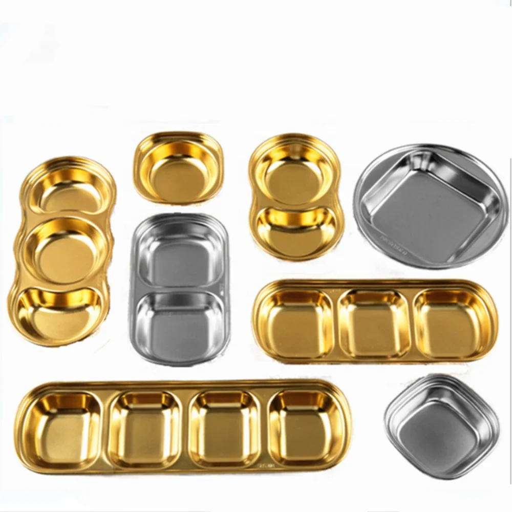 
Durable stainless steel kitchenware soy sauce dish stainless steel sauce dish 