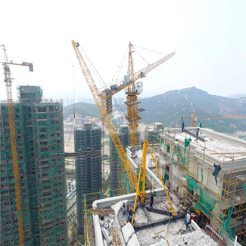 HTD4020  6ton  luffing  electric  best sale  tower crane